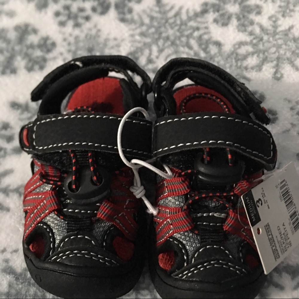 Infant Sandals/Watershoes Size 3 Route 66  Red